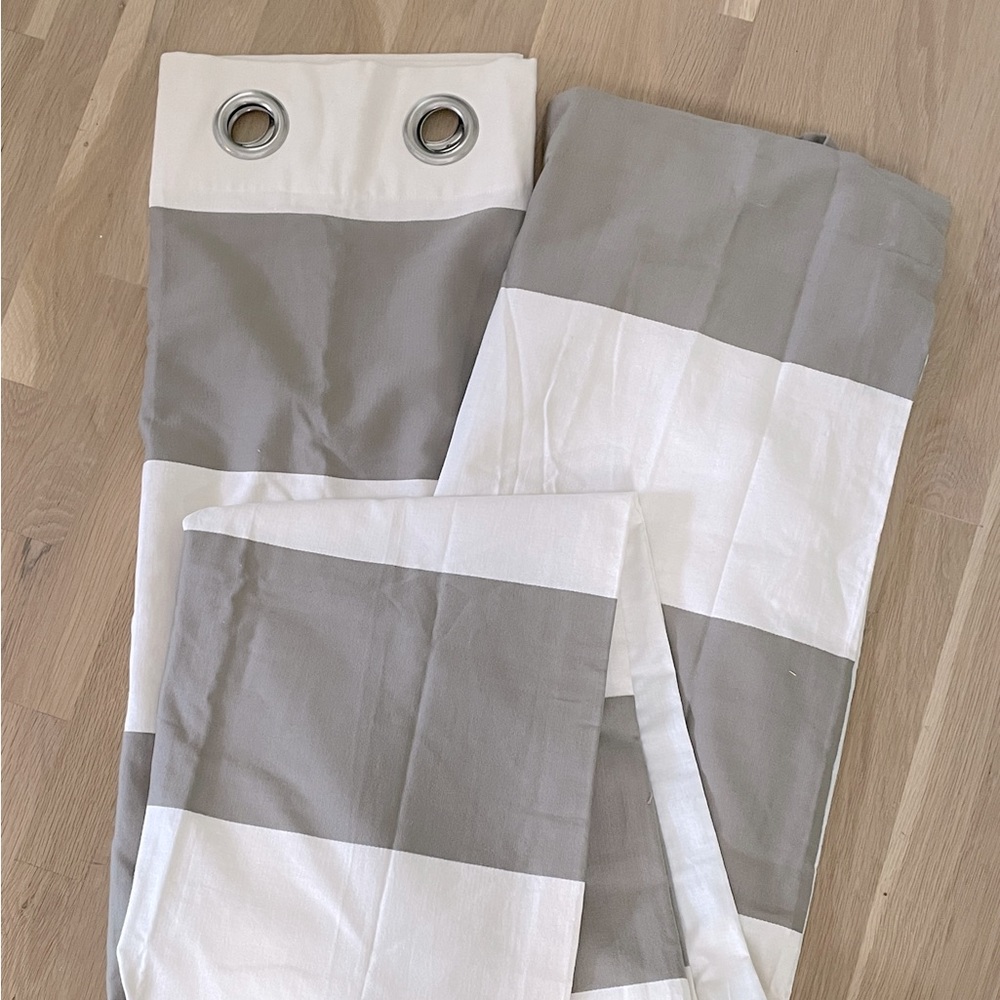 Cotton Blackout Curtain panels (2)